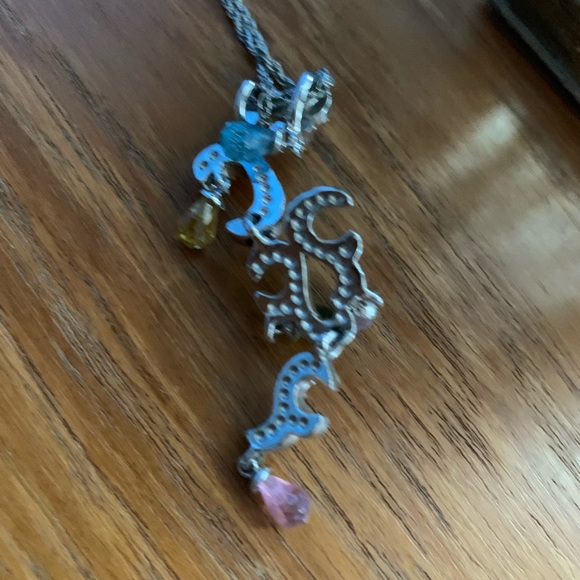 Vintage Mary Kay crystal and silver necklace - Picture 4 of 5